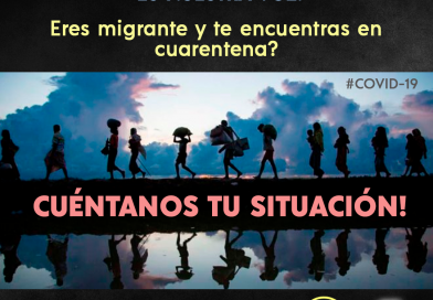[NOTA] ¿Eres Migrante y estás atravesando cuarentena fuera de tu país? ¡Cuéntanos tu situación!